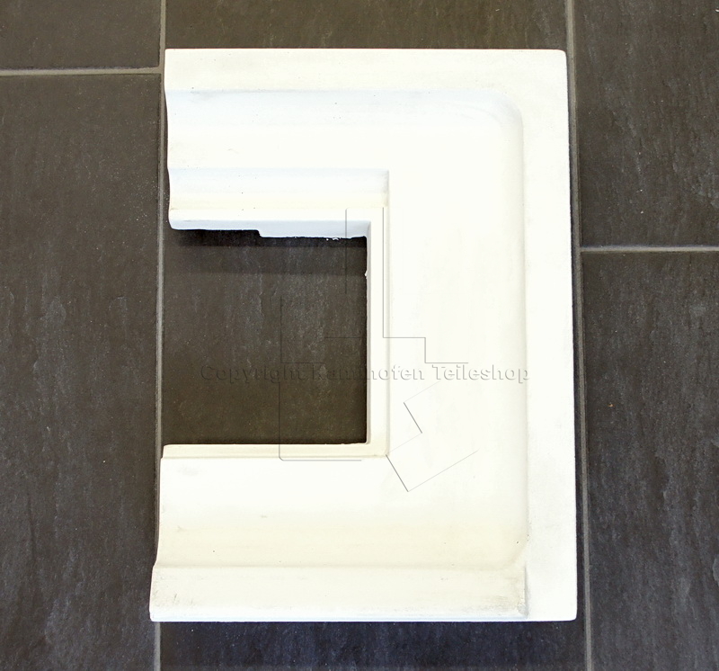 Nordpeis Malaga rechter Bodenstein der Brennraumauskleidung aus Thermotte