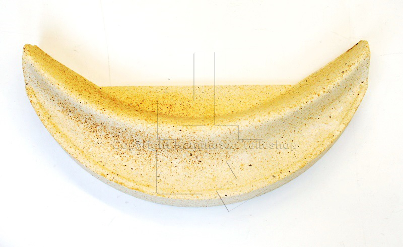 Frontbodenstein für Kaminofen Scan 39 aus Schamotte bis Baujahr 09.2006