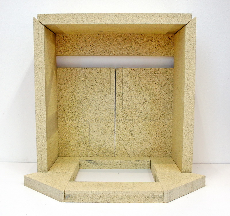 Skantherm Adano Brennraumauskleidung mit 35 mm Tertiärluftschiene