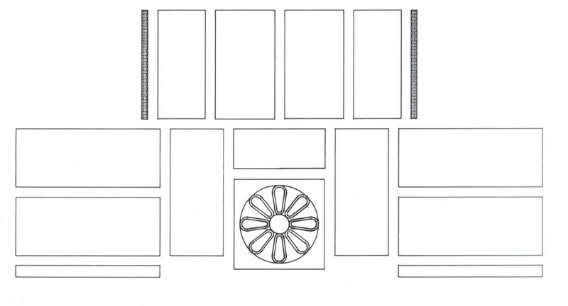 Scan DSA Brandenborg 1 Zeichnung der Feuerraumauskleidung bis Baujahr 1993