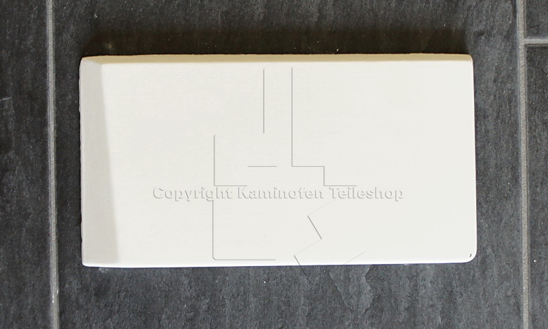 Nordpeis Fargo links Seitenstein links der Kaminauskleidung