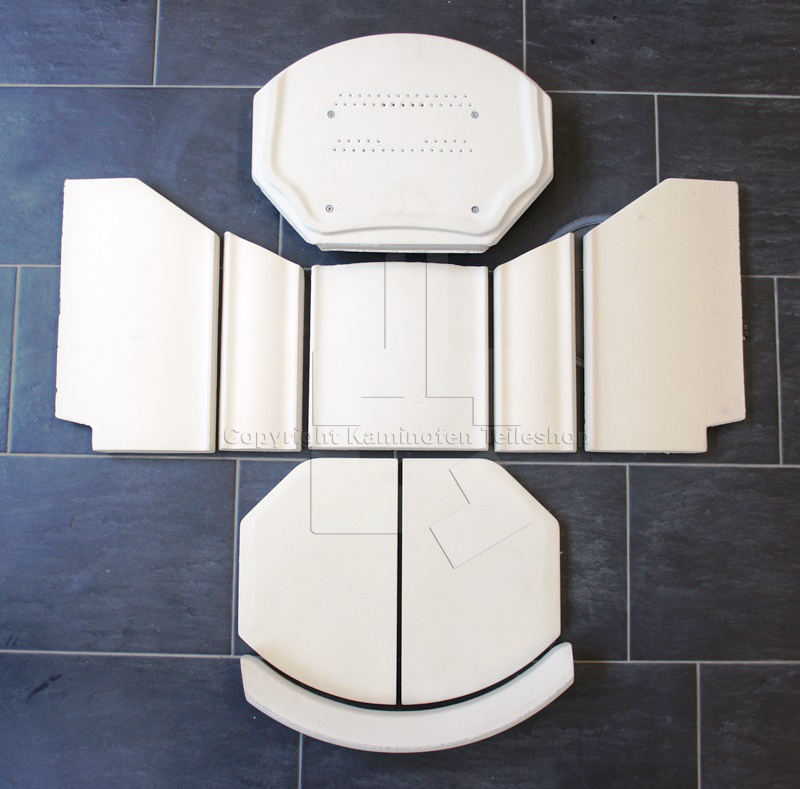 Nordpeis Amsterdam, Basel, New York und Brennkammer N-24 Kaminauskleidung