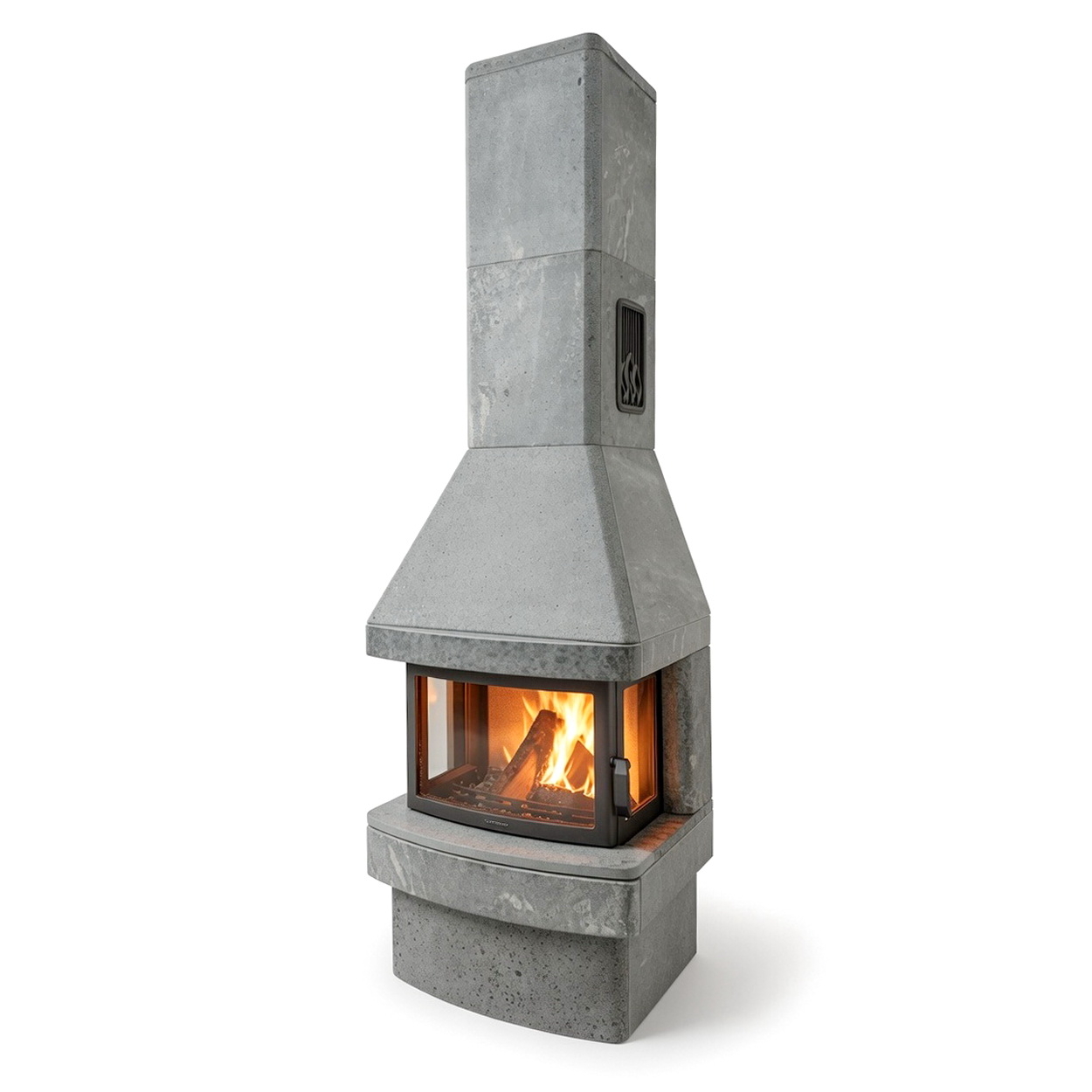Kamin, Gehäuse, Steinoptik, Feuerstelle, Glutkasten