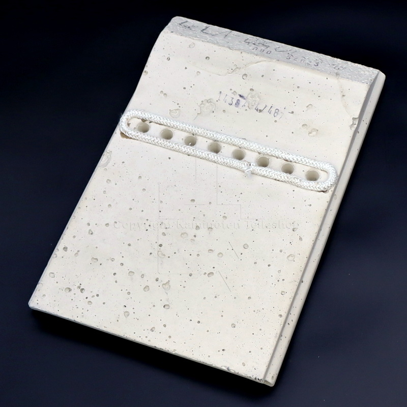 Nordpeis Q-24UL Rückwandstein der Brennraumauskleidung - Rückseite