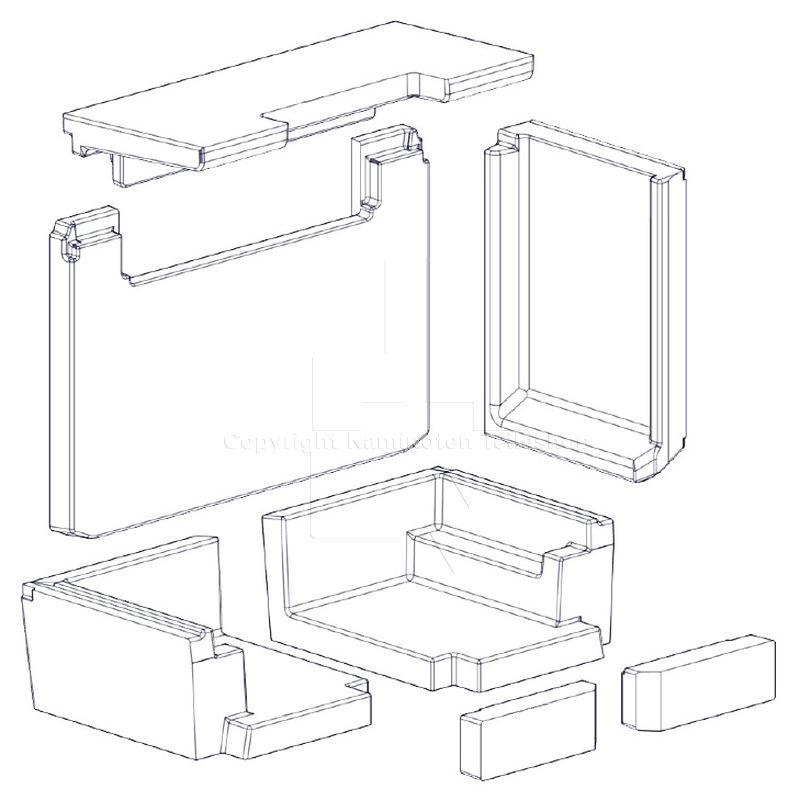 Nordpeis Pisa Brennraumauskleidung links