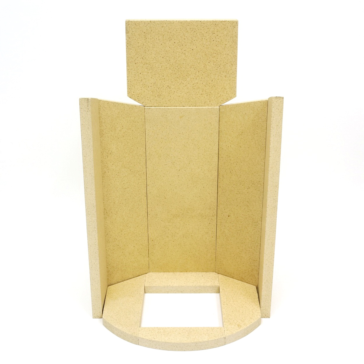 Pappe, Wellpappe, Display-Ständer, unbedruckt, zusammenbaubar