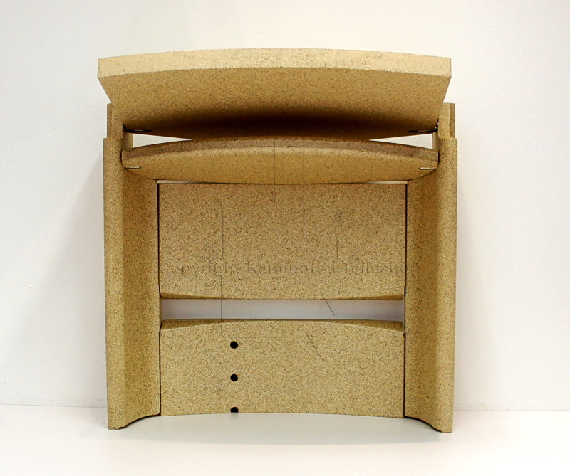 Scan 64 Ofenauskleidung mit Seitenscheiben