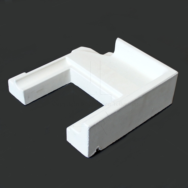 Nordpeis Monaco rechter Bodenstein der Brennraumauskleidung aus Thermotte