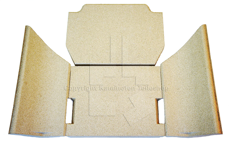 Contura 500 Brennraumauskleidung aus Vermiculit für Kaminofen