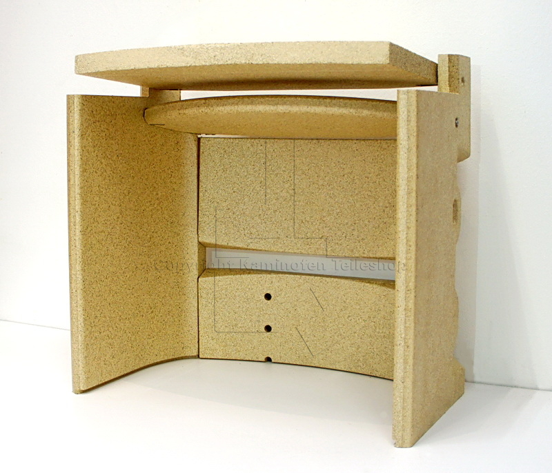 Brennraumauskleidung für Scan 65 ohne Seitenscheiben