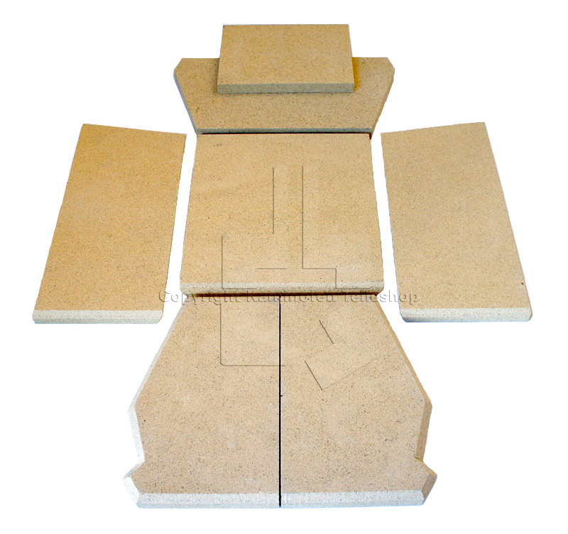 Corona Feuermöbel Satz Brennraumsteine