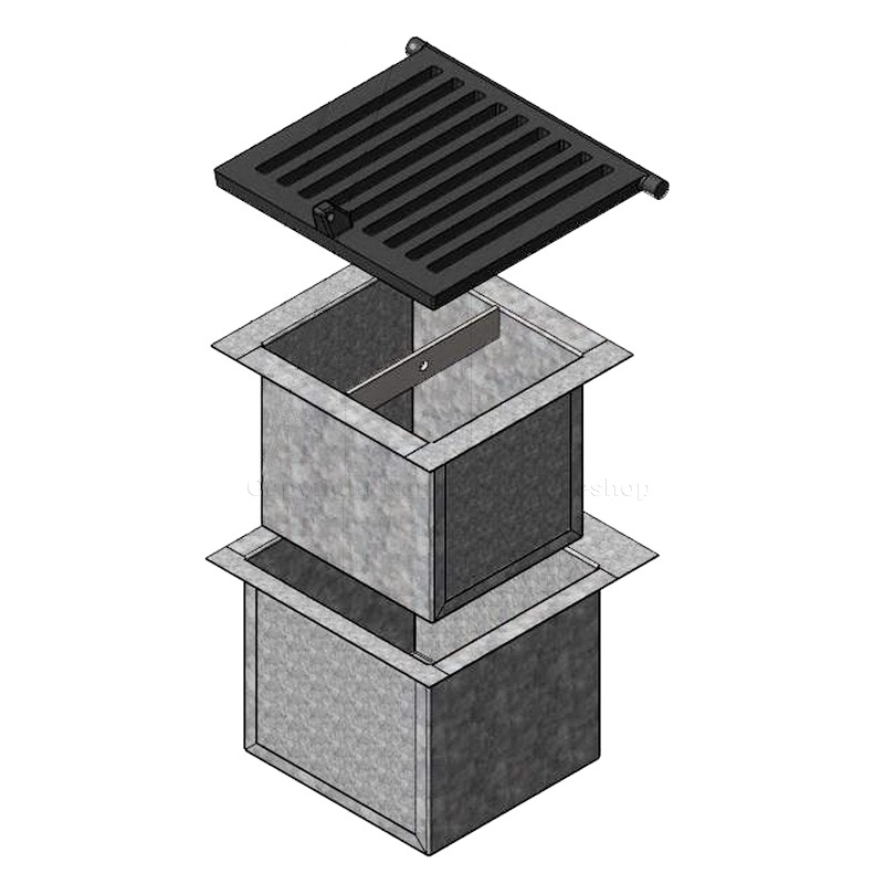 Nordpeis Trysil Aschekasten-Nachrüstset