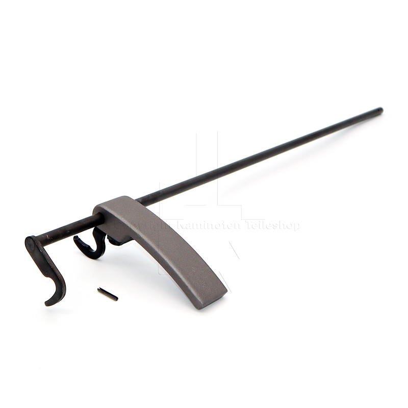 Contura 580 Schließstange mit Türgriff in grau