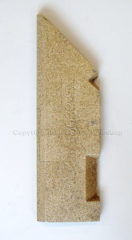 rechter hinterer Brennraumstein für Contura 510 Style, 520 Style und 590T Style Rückseite