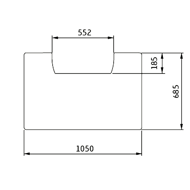 Contura 35 Glasvorlegeplatte Maße