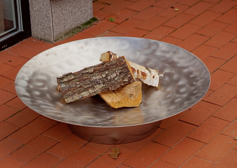 Feuerschale Gedi ø 80 x 20 cm aus Edelstahl