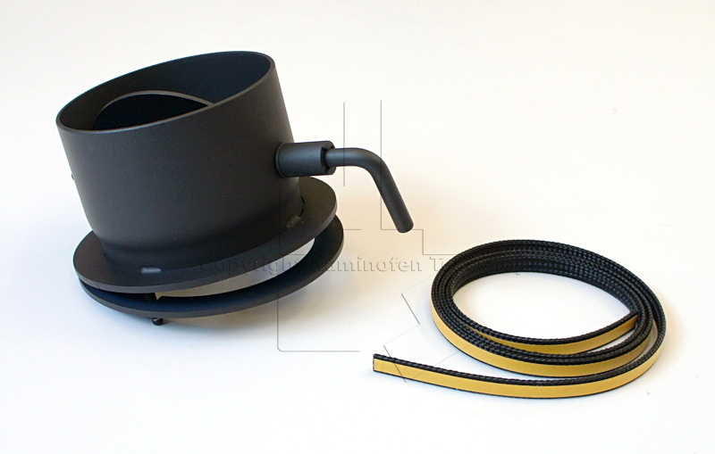 Scan Frischluftbox für Kaminöfen mit gerader Rückwand