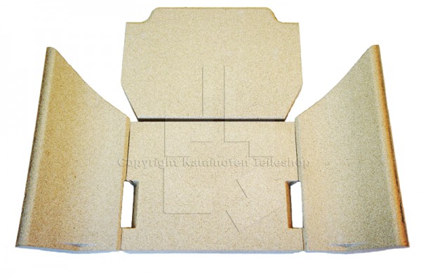 Contura 500 Brennraumauskleidung aus Vermiculit für Kaminofen